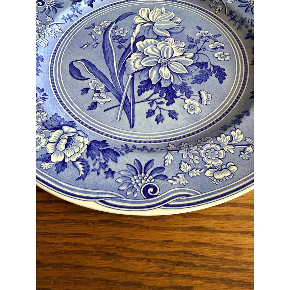 Spode Blue Room Botanical 12.5" Charger Plate Georgian Series England - Picture 3 of 10